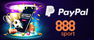 Logos de 888sport y PayPal