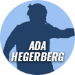 Dibujo de la silueta de Ada Hegerberg