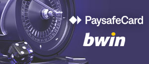 Logos de PaysafeCard y bwin.