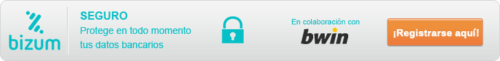 bwin representada como la mejor casa de apuestas con Bizum en España.