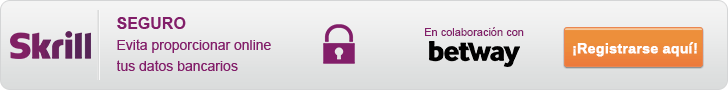 Gif que representa las cinco mejores características de Skrill en colaboración con Betway