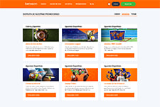 Página de bonos y promociones de Betsson.