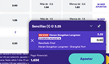 Ingresa el monto y el mercado