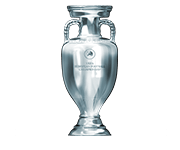 Imagen del trofeo actual de la Eurocopa.