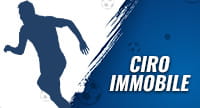Jugador Ciro Immobile del equipo del Lazio