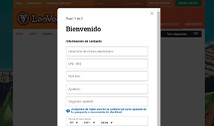 Pantalla de registro de LeoVegas