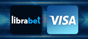 Logos de LibraBet y Visa