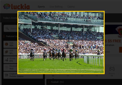 Apuestas en carreras de caballos en Luckia