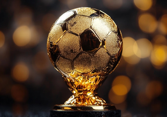 Casas de apuestas al Balón de Oro y el trofeo.