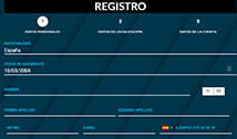 Formulario de registro para obtener un bono en Suertia