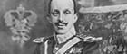 Imagen en blanco y negro del rey Alfonso XIII.