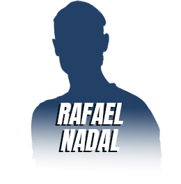 Rafa Nadal con la raqueta en la mano