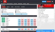Mercados de fútbol y Bet Builders disponibles en la plataforma de apuestas Matchbook México.