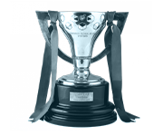 Emblema con el trofeo de Segunda División