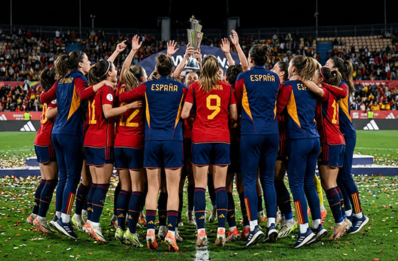 España - Alemania: goleada y segunda Nations League femenina
